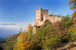 Ruin Schauenburg, Oberkirch, Black Forest, Baden Württemberg, Germany Ruin Schauenburg, Oberkirch, Black Forest, Baden Württemberg, Germany